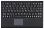 Obrázok produktu Keysonic ACK-540 U+, mini klávesnica, Touchpad, USB, US, čierna