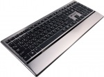 Obrázok produktu Canyon CNS-HKB4SK, drôtová klávesnica, USB, SK, slim, 124 kláves, imitácia hliníka