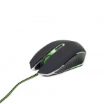 Obrázok produktu Gembird MUSG-001-G, USB, čierno-zelená