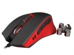 Obrzok produktu Genesis MMO gaming mouse GX85,  laser,  USB,  8200 DPI,  AVAGO 9800,  black-red