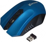 Obrzok produktu Vakoss TM-658UB, bezdrtov, optick my, 800-1600dpi, 2.4GHz prijma, modro-ierna