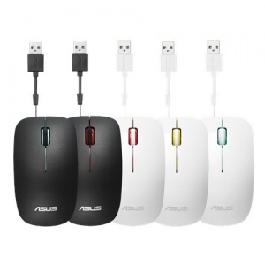 Obrzok ASUS MOUSE UT300 Wired  - optick drtov my; ierno-erven - 90XB0460-BMU000