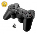 Obrzok produktu Esperanza EGG108K GLADIATOR bezdrtov gamepad s vibrciami pre PC / PS3,  ierny