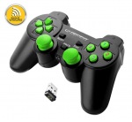Obrzok produktu Esperanza EGG108G GLADIATOR bezdrtov gamepad s vibrciami pre PC / PS3,  zelen