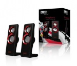 Obrzok produktu Sweex Sprava 2.0 reproduktorov 20W Purephonic Red USB