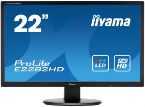 Obrzok 22"LCD iiyama E2282HD-B1 - 5ms - E2282HD-B1