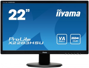 Obrzok 22"LCD iiyama X2283HSU-B1DP -5ms - X2283HSU-B1DP