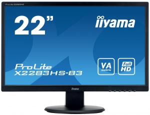 Obrzok 22" iiyama X2283HS-B3 - VA - X2283HS-B3