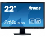 Obrzok produktu 22"LCD iiyama E2283HS-B3 - 1ms,  250cd / m2,  FullHD,  1000:1 (12M:1 ACR),  VGA,  HDM