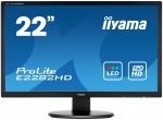 Obrzok produktu 22"LCD iiyama E2282HD-B1 - 5ms,  250cd / m2,  FullHD,  1000:1 (12M:1 ACR),  VGA,  DVI