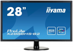 Obrzok 28" LCD iiyama X2888HS-B2 - MVA - X2888HS-B2