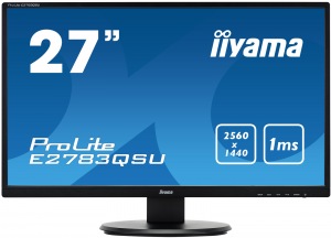 Obrzok 27" iiyama E2783QSU-B1 - TN - E2783QSU-B1