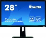 Obrzok produktu 28" LCD iiyama B2875UHSU-B1 - TN, 1ms, 300cd / m2 / 1000:1, 4K, HDMI, DP, DVI, 2xUSB,