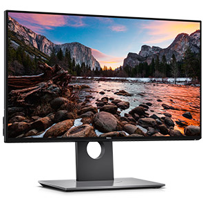 Obrzok DELL UltraSharp U2417H IPS 23.8"W 1920x1080 1000:1 6ms 250cd PIVOT DP  HDMI - 