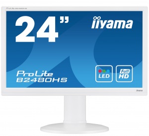 Obrzok 24"LCD iiyama B2480HS-W2 - 1ms - B2480HS-W2