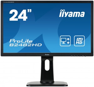 Obrzok 24"LCD iiyama B2482HD-B1 - TN - B2482HD-B1