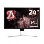 Obrzok produktu AOC AG241QX 23.8"W LED 2560x1440 50 000 000:1 1ms 350cd HDMI DP DVI USB cierny