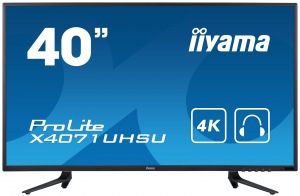 Obrzok 40" LCD iiyama ProLite X4071UHSU-B1 -4K - X4071UHSU-B1