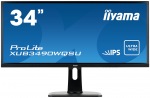 Obrzok produktu 34" LCD iiyama XUB3490WQSU-B1 - IPS, 5ms, 320cd, 21:9, 3440x1440, 2xUSB2.0, 2xUSB3.0,