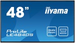 Obrzok produktu 48" LCD iiyama ProLite LE4840S-B1 -FullHD, SVA,  8ms,  350cd,  USB 2.0 media player, 