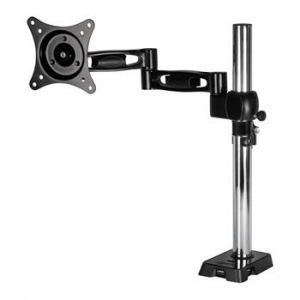 Obrzok ARCTIC Z1 black - single monitor arm with USB Hub - ORAEQ-MA002-GBA01