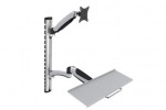 Obrzok produktu Flexible Wall Mount,  1xLCD+keyboard,  max. 27  ,   adjustable and rotated 360