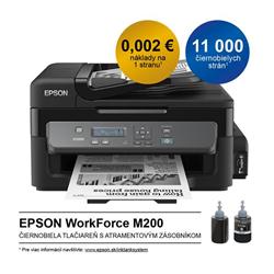 Obrzok Epson M200, A4, sie, ADF, dopanie zo zsobnkov - C11CC83301