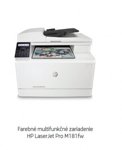 Obrzok HP Color LaserJet Pro MFP M181fw - T6B71A#B19