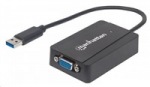 Obrzok produktu Manhattan USB 3.0 to SVGA adapter,  max. 2048x1152 (Windows & Mac kompatibiln)