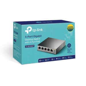 Obrzok TP-Link TL-SG1005P PoE Switch 5x10  - TL-SG1005P