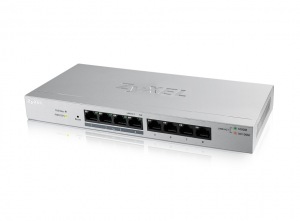 Obrzok ZyXEL 8xGb 4xPOE fanless desktop switch GS1200-8HP - GS1200-8HP-EU0101F