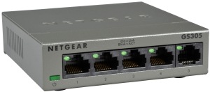 Obrzok NETGEAR, 5PT GE UNMANAGED SW METAL LP,  GS305 - GS305-100PES