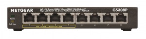 Obrzok NETGEAR,  8PT UNMANAGED POE SWITCH,  GS308P - GS308P-100PES