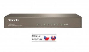 Obrzok Tenda TEG1008D 8-port Gigabit Switch - TEG1008D