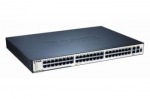 Obrzok produktu D-Link 48-port 10 / 100 / 1000 Layer2 Stackable Gigabit Switch 4-port Combo 1000 / SFP