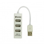 Obrzok produktu VAKOSS rozboova USB 2.0,  4 porty TC-234UX biely