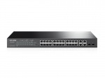 Obrzok produktu TP-Link TL-SL2428P PoE+ Smart Switch 24x10 / 100+ 2x Gbit RJ45+2x Combo (RJ45 / SFP)