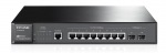 Obrzok produktu TP-Link T2500G-10TS 10port JetStream L2 Managed Switch,  8x 10 / 100 / 1000 + 2x SFP