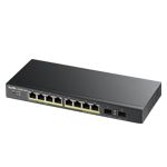 Obrzok produktu ZyXEL GS1900-10HP 10-port Desktop Gigabit Web Smart switch: 8x Gigabit metal + 2x SFP,  IP