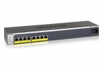 Obrzok produktu NETGEAR 8xGb Web Managed Switch s 8 PoE+