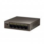 Obrzok produktu Tenda TEF1105P-4-63W PoE AT switch 4x PoE 802.3af / at,  5x 100Mb / s,  PoE celkem 63W,  f