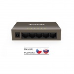 Obrzok produktu Tenda TEF1005D - 5x 10 / 100Mbps Switch,  Fanless-bez ventiltor,  ochrana proti pept,