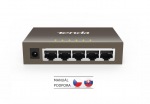 Obrzok produktu Tenda TEG1005D - 5x 10 / 100 / 1000 Mbps Switch,  Fanless-bez ventiltor,  ochrana proti 