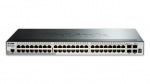 Obrzok produktu D-Link 52-Port Gigabit Stackable SmartPro Switch 2x SFP and 2x 10G SFP+ ports