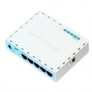 Obrzok MikroTik hEX RouterOS L4 256MB RAM - MT_RB750Gr3