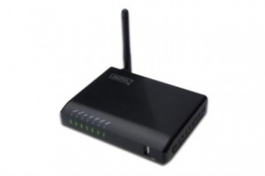 Obrzok DIGITUS 4-Port USB 2.0 Wireless Multifunction Network Server - DN-13023