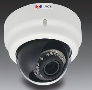 Obrzok ACTi E61A, VF.Dome, 1M, ID, f2.8-12mm, PoE, WDR, IR - E61A