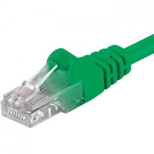 Obrzok PremiumCord Patch kabel UTP RJ45-RJ45 CAT6 1m zelen - sp6utp010G