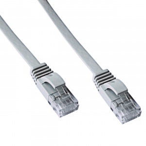 Obrzok DATACOM Patch cord UTP CAT6    1m ed FLAT ploch - 