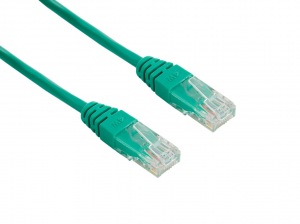 Obrzok tovaru 4World Patch kabel RJ45 Cat5 UTP 1.0m Green - 04723